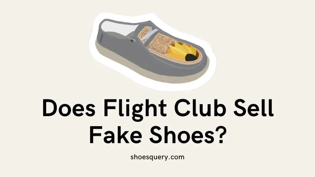 Does Flight Club Sell Fake Shoes?