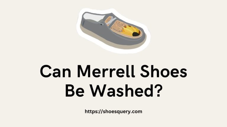 Can Merrell Shoes Be Washed?